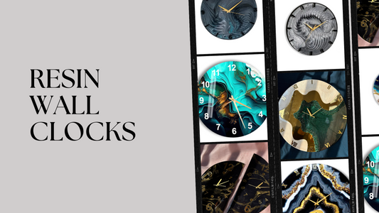 Explore Handmade Resin Wall Clocks | Unique Designs for Modern Interiors
