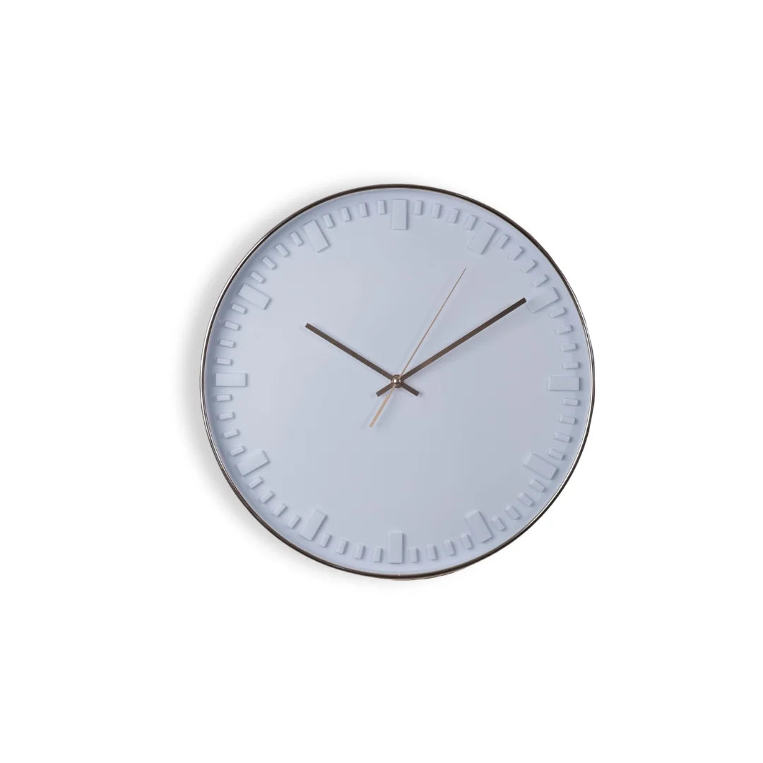 White classic wall clock