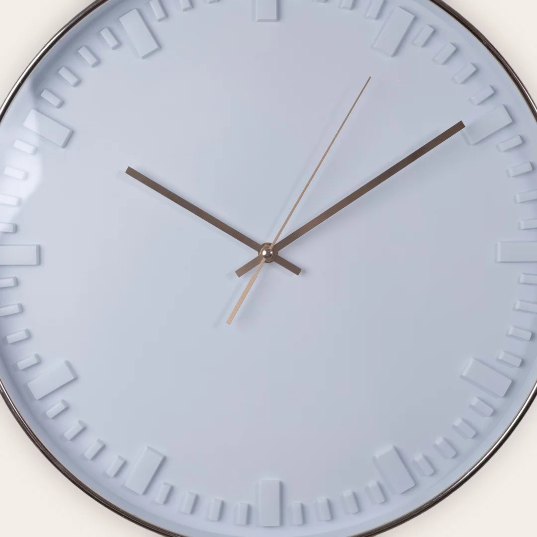 White classic wall clock
