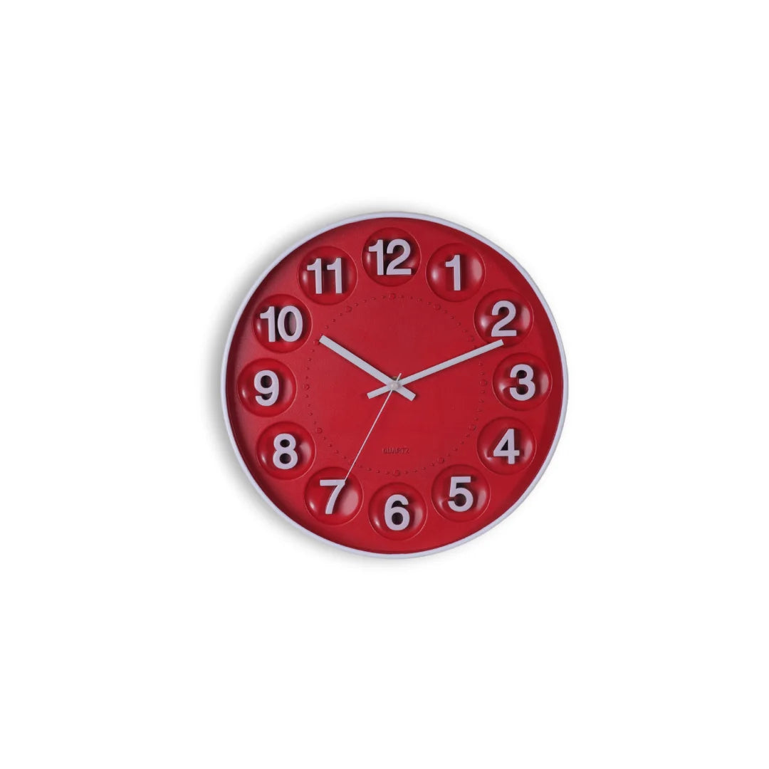 Red Pearl wall clock