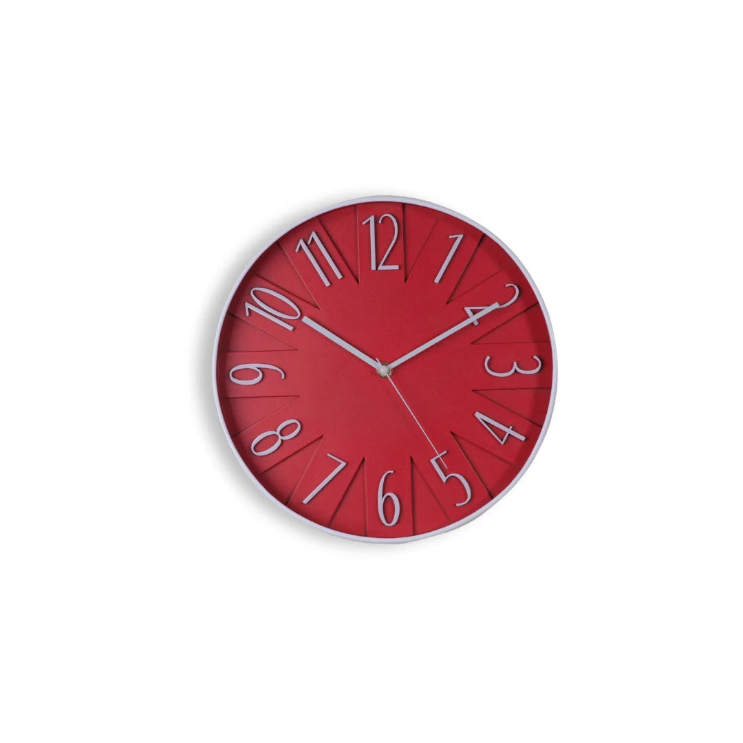 Red opal wall clock