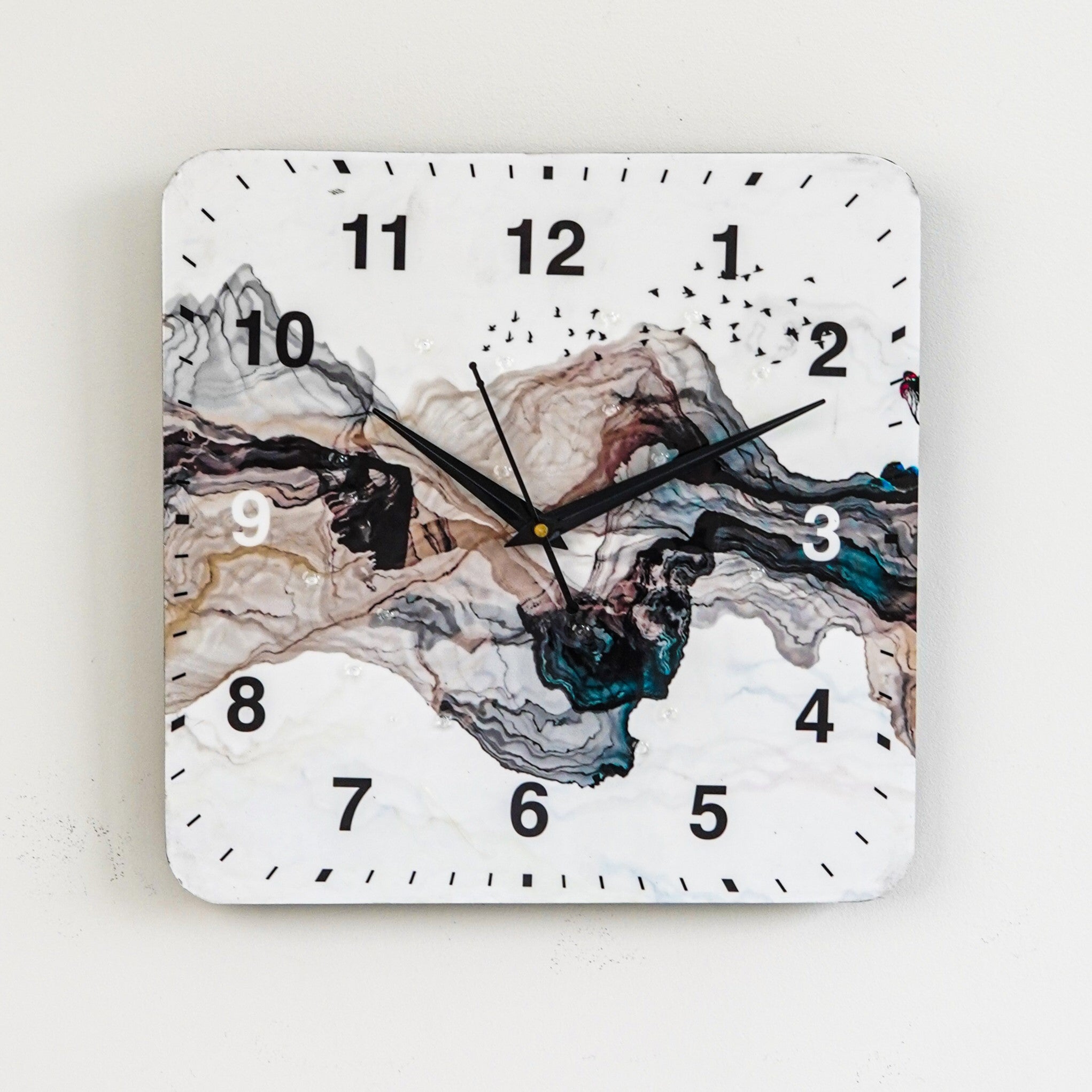 GlossyGlow Wall Clock