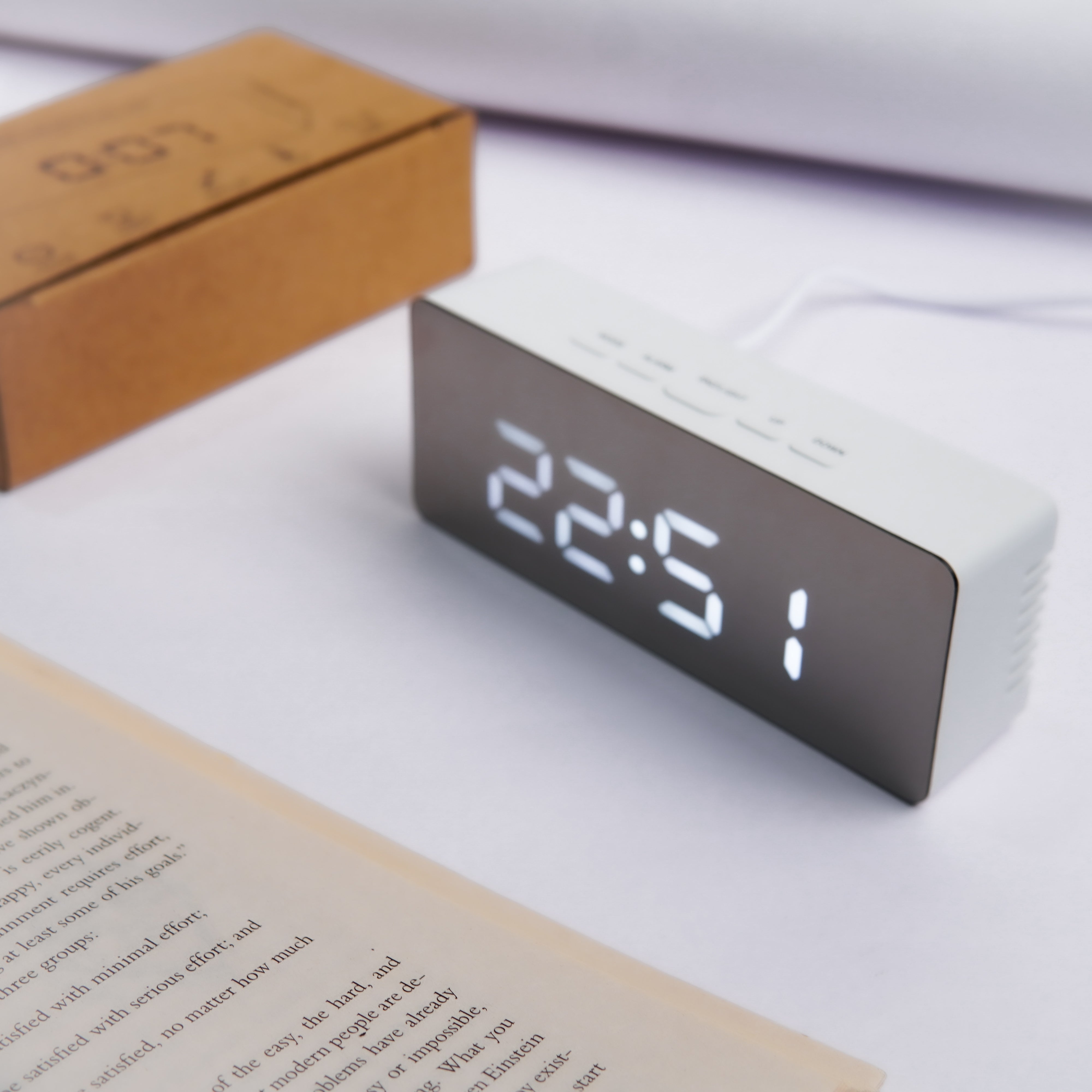 Lumino Sleek Digital Alarm Clock