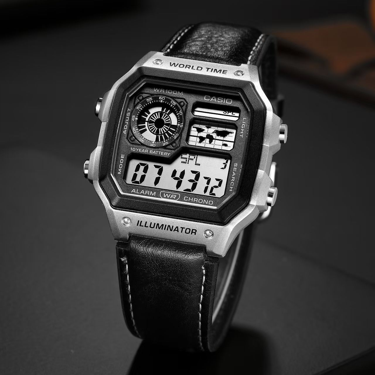 CASIO AE 1200 LEATHER World