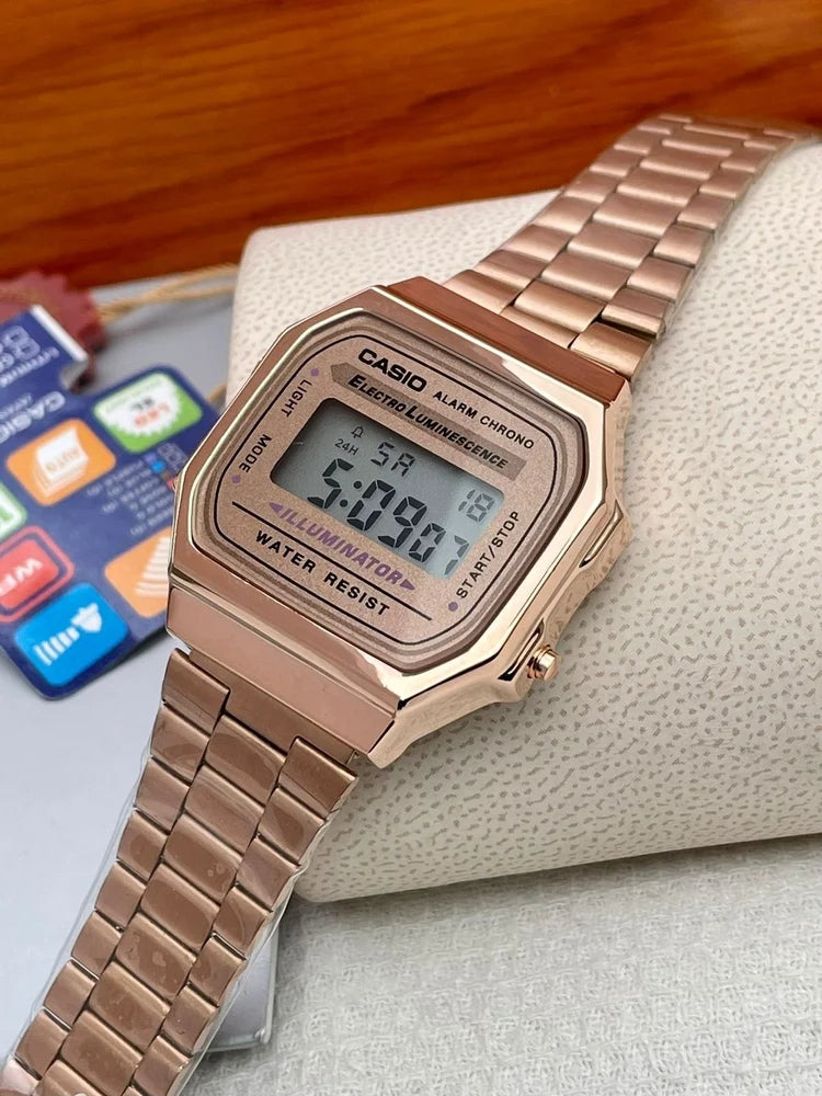 Casio A168 Casio Watch Vintage Rose Gold CASIO-VINTAGE-168 UNISEX