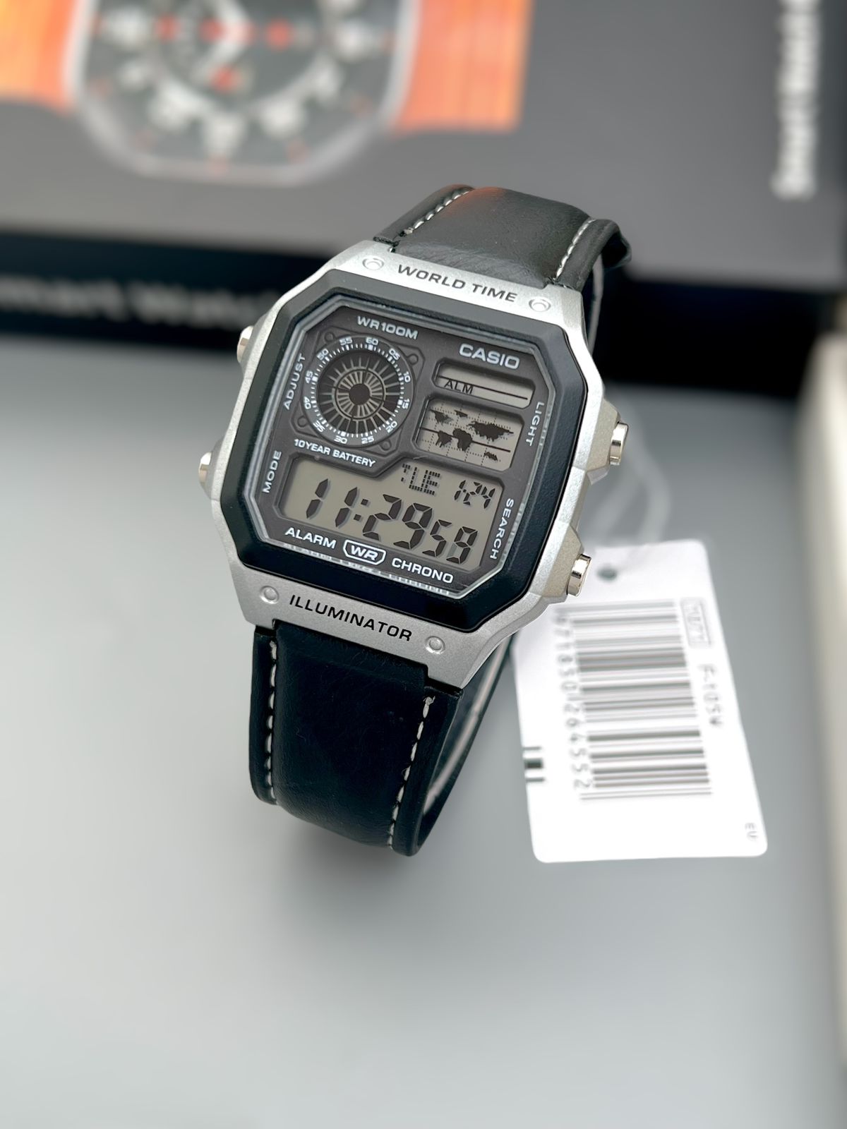 CASIO AE 1200 LEATHER World