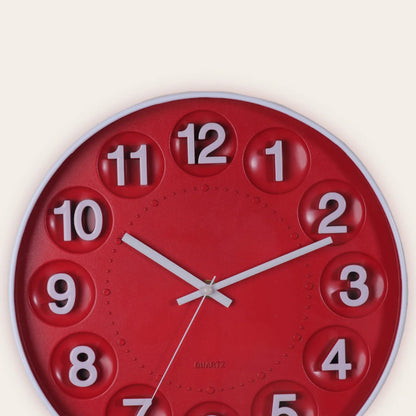 Red Pearl wall clock
