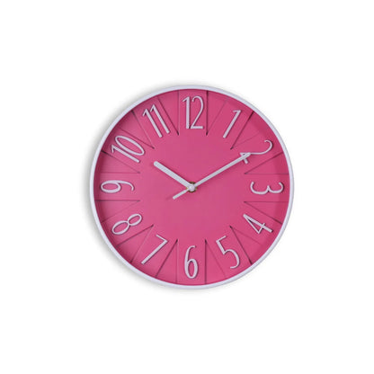 Pink opal wall clock