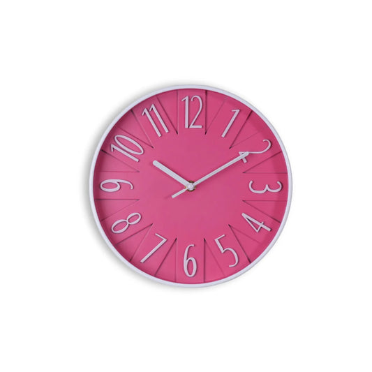 Pink opal wall clock