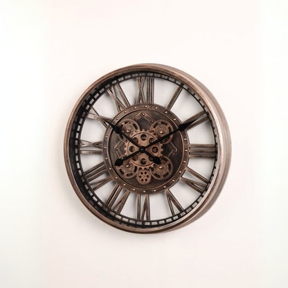 Gear-Train moving Mechanism luxury wall clock