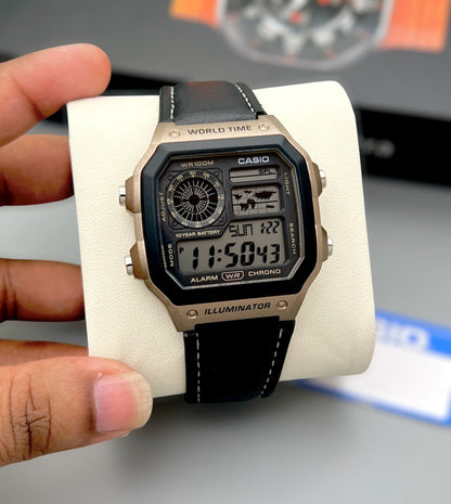 CASIO AE 1200 LEATHER World