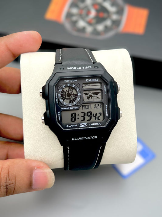 CASIO AE 1200 LEATHER World