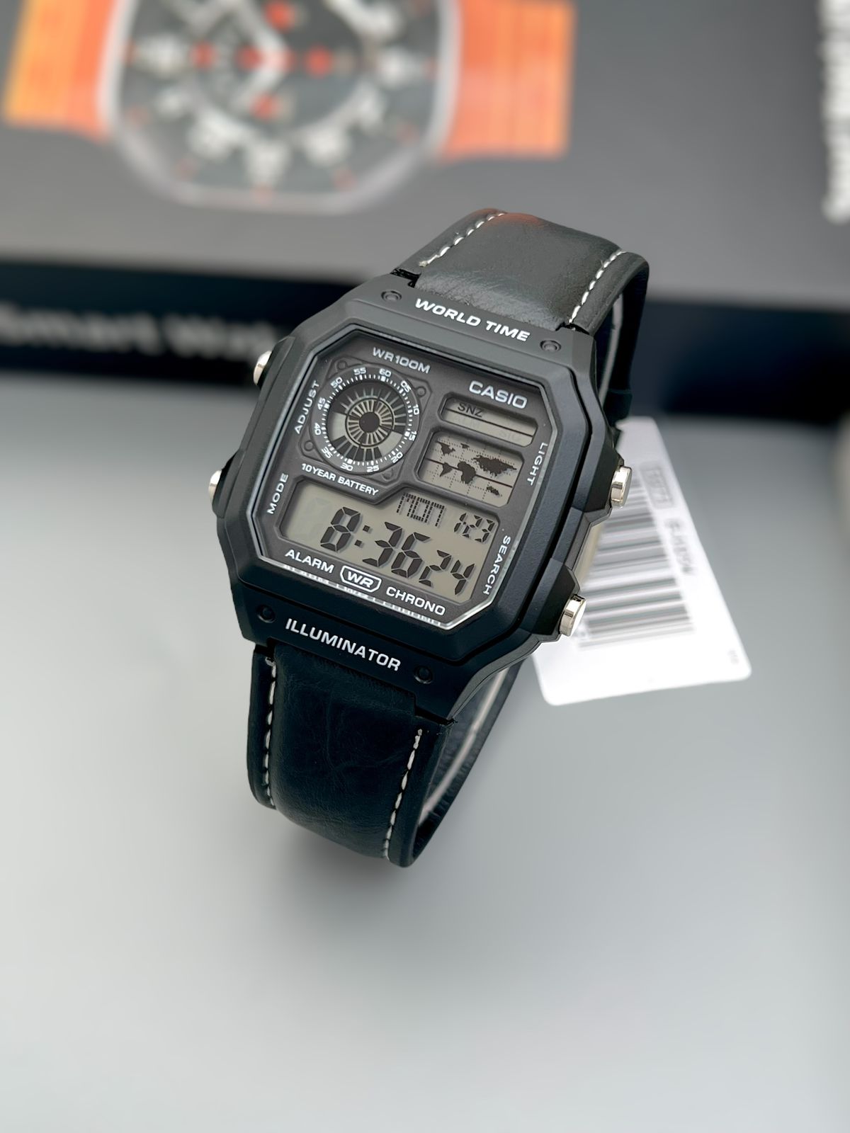 CASIO AE 1200 LEATHER World