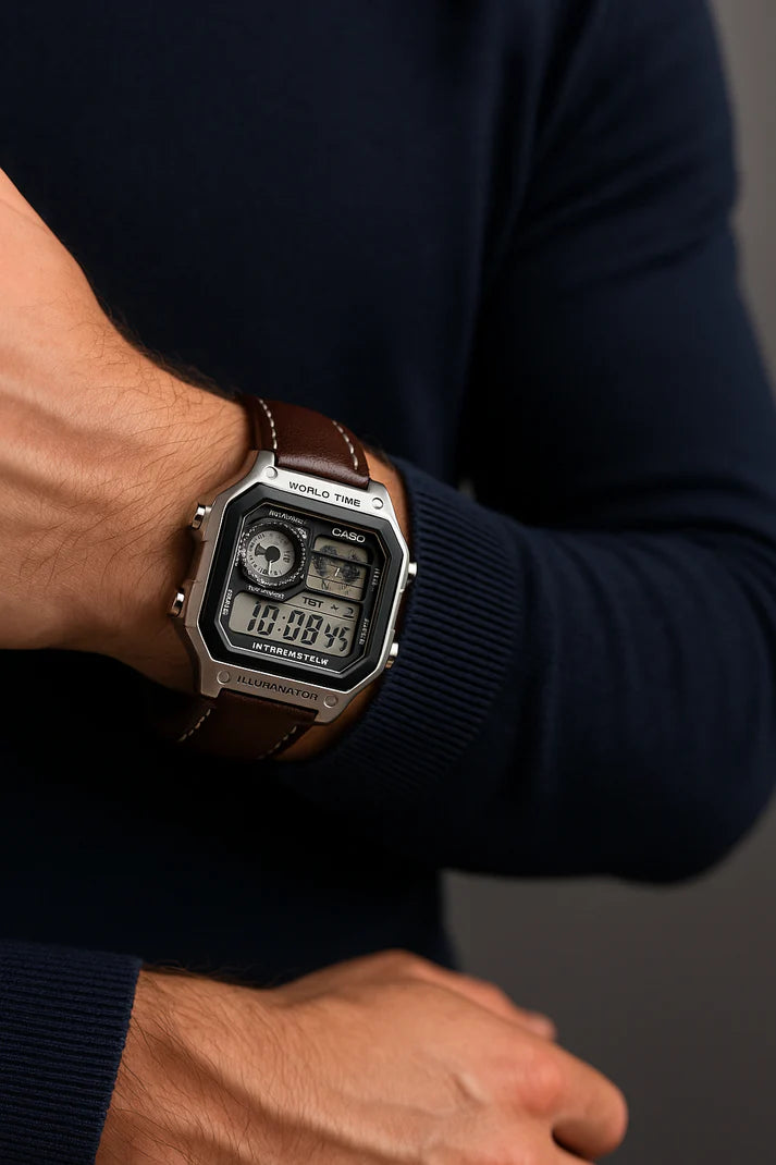 CASIO AE 1200 LEATHER Regular – CloveCart