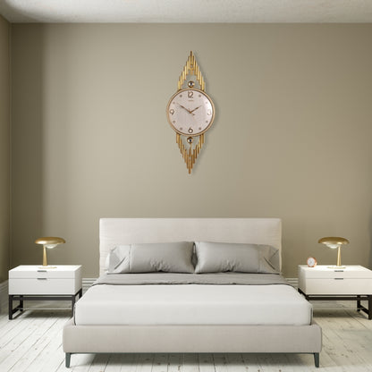 Winged Rhythm luxury wall clock