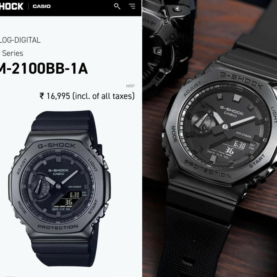 G-SHOCK ZGM-2100 Full Black Metal Body