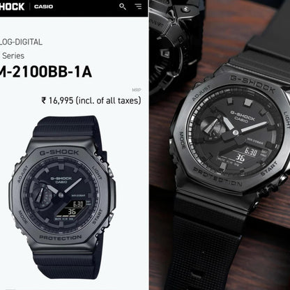 G-SHOCK ZGM-2100 Full Black Metal Body