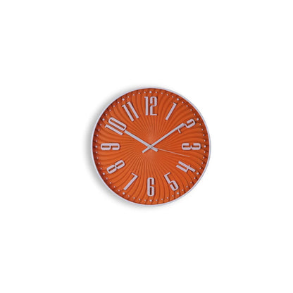 Orange perl wall clock