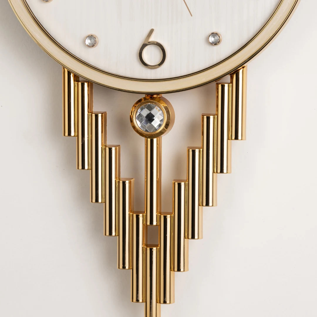Winged Rhythm luxury wall clock
