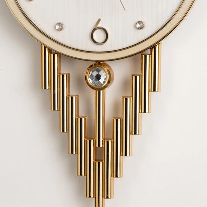 Winged Rhythm luxury wall clock