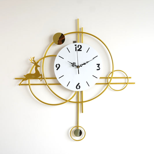 Golden Glen Wall clock