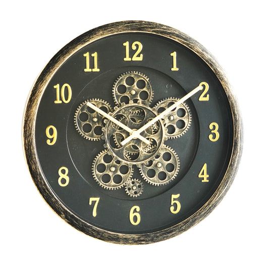 Golden Gear Luxury clock