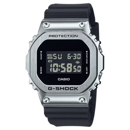 G-SHOCK 5600BB METAL BODY SILVER BLACK