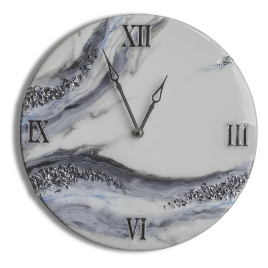 Glowstorm Resin Resin clock