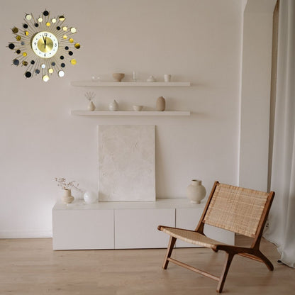 Golden Heritage Hour Wall Clock