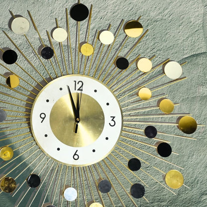 Golden Heritage Hour Wall Clock