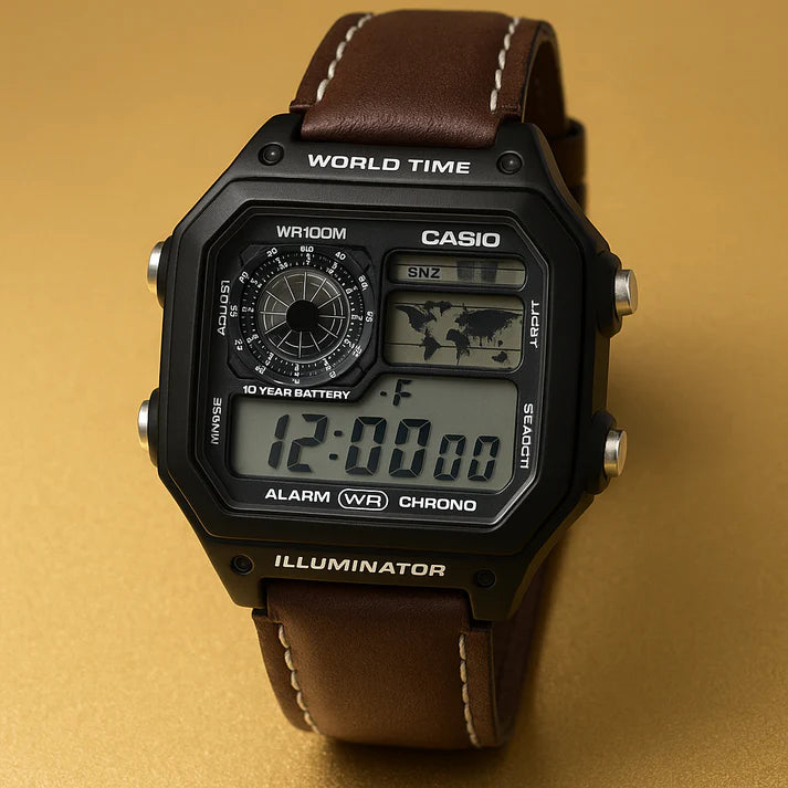 CASIO AE 1200 LEATHER Regular – CloveCart