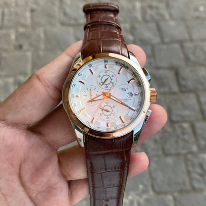 Tissot-Couturier Leather 1853 - Chronograph Watch | 1:1 Quality