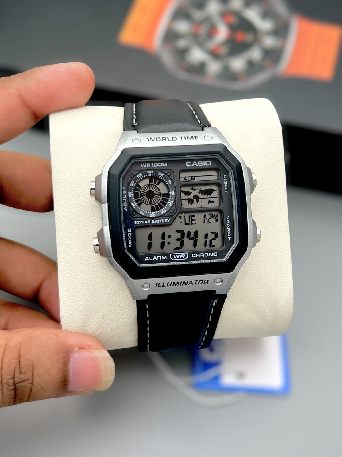 CASIO AE 1200 LEATHER World