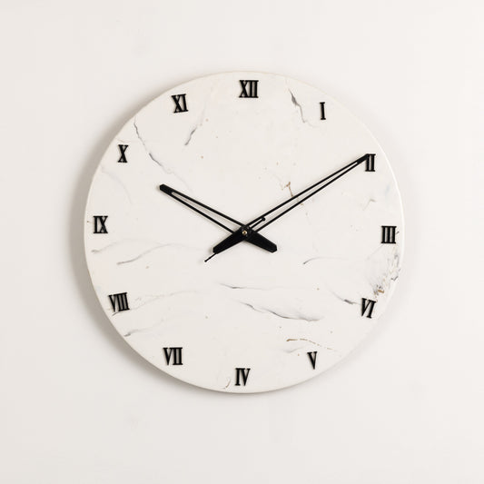 Snowy Peak Resin clock