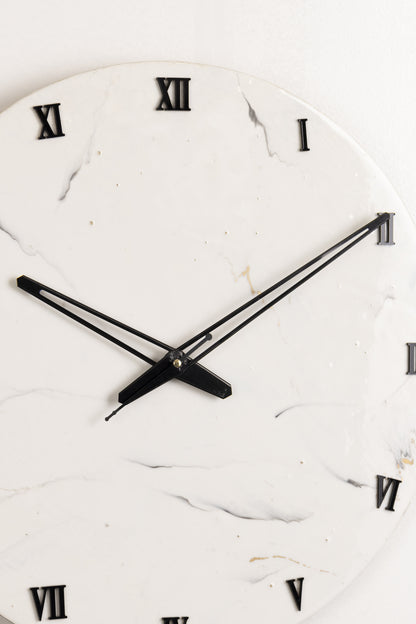 Snowy Peak resin clock