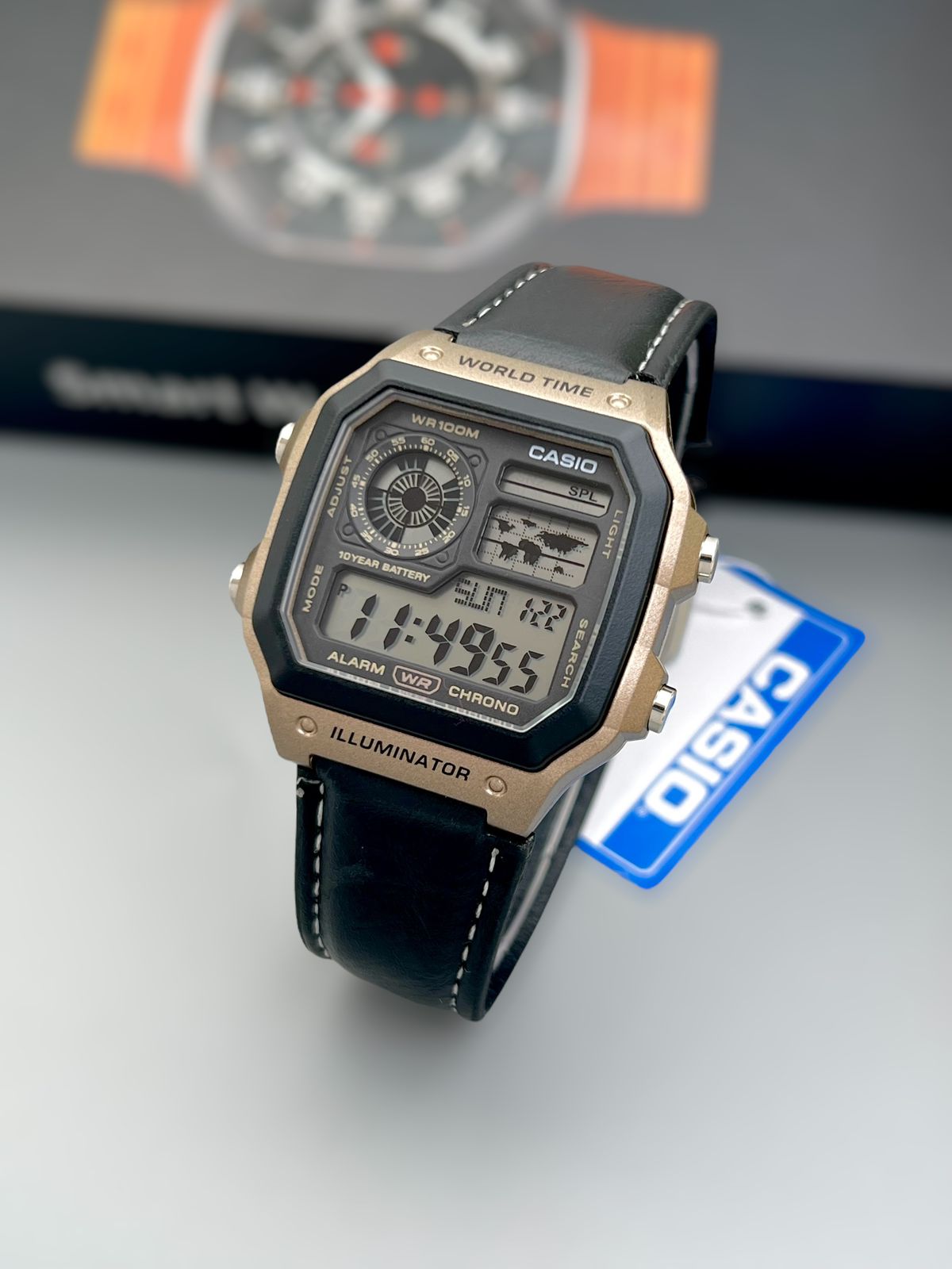 CASIO AE 1200 LEATHER World