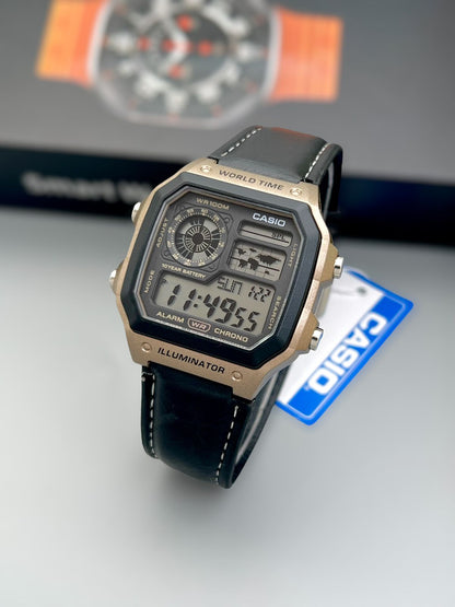 CASIO AE 1200 LEATHER World