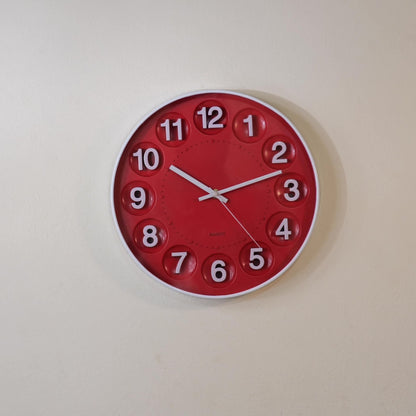 Red Pearl wall clock