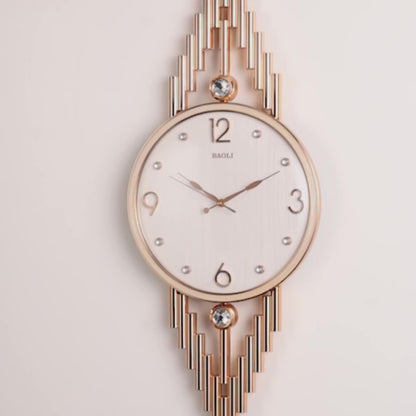 Winged Rhythm luxury wall clock