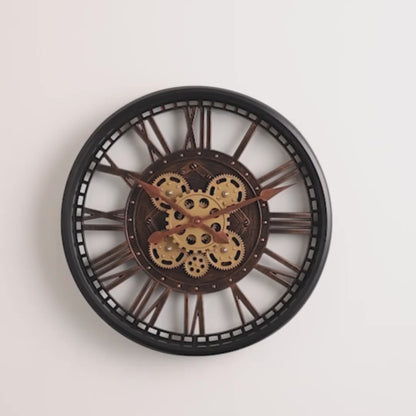 Gear-Train moving Mechanism luxury wall clock