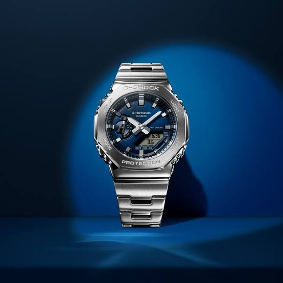 2100 D SILVER ORANGE DIAL WATCH